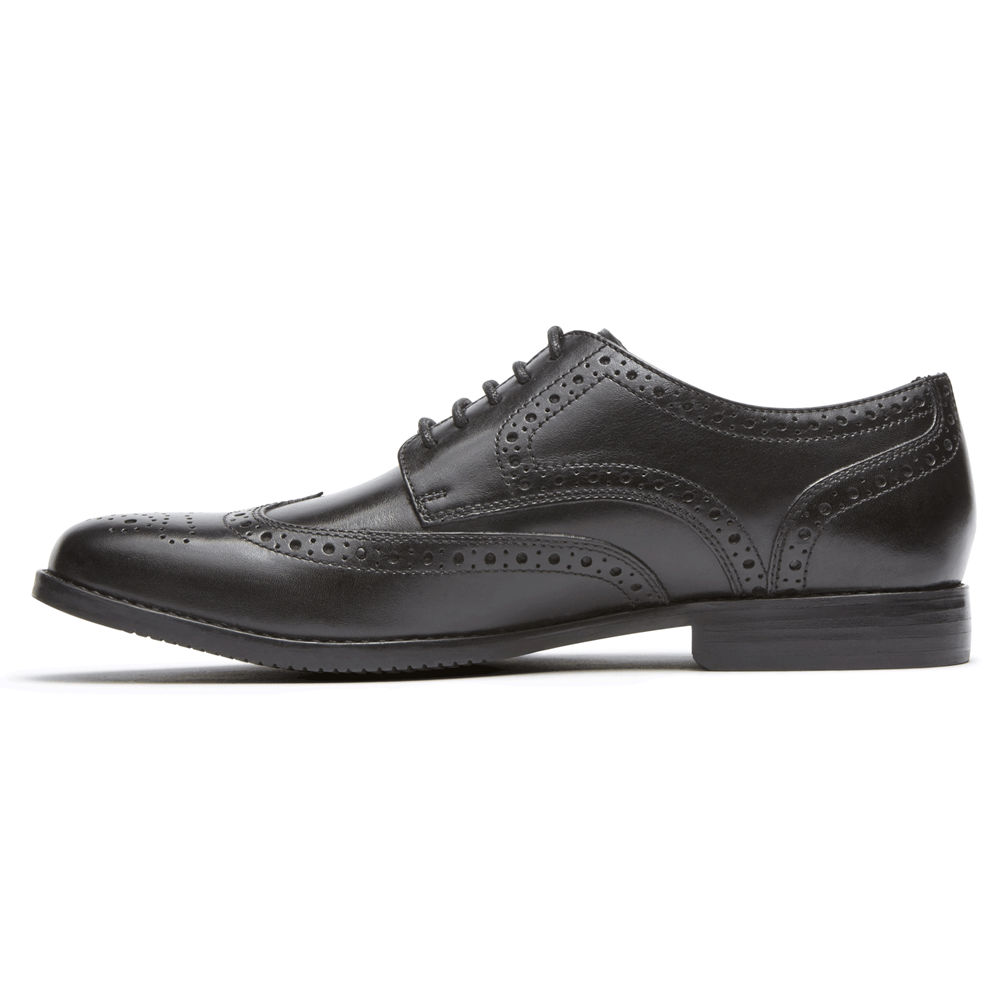 Rockport Mens Style Purpose Wingtip - Lace Up Black - JLY269418